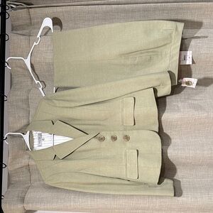 Kasper Beige and Cream Suit